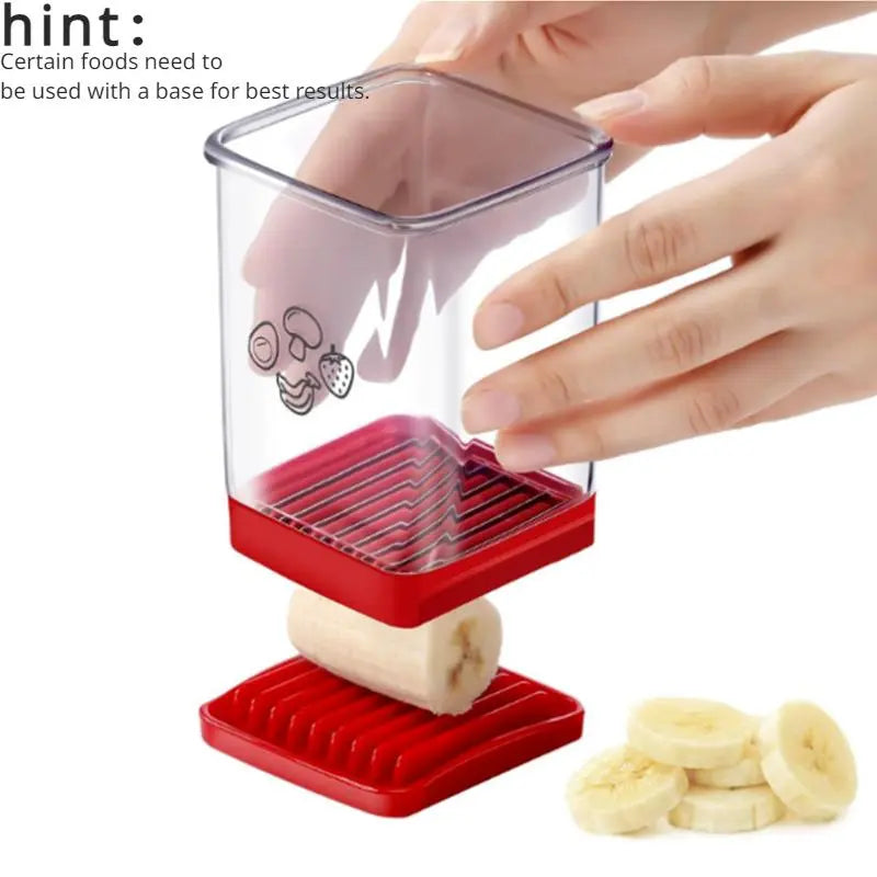 QuickSlice Stainless Steel Fruit & Vegetable Slicer Cup