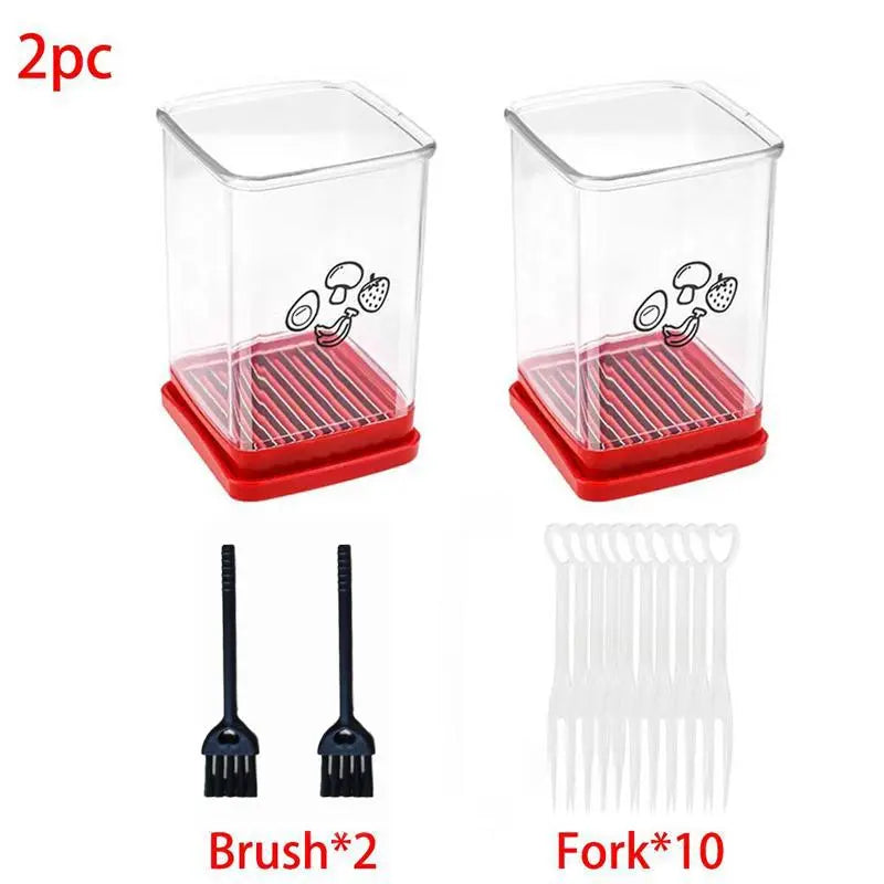 QuickSlice Stainless Steel Fruit & Vegetable Slicer Cup