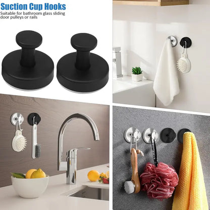 Decerk 2 PCS Suction Cup Hooks