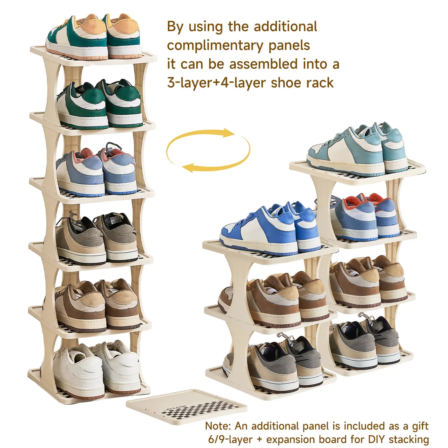 UFORU 6/9-layer vertical detachable shoe storage rack