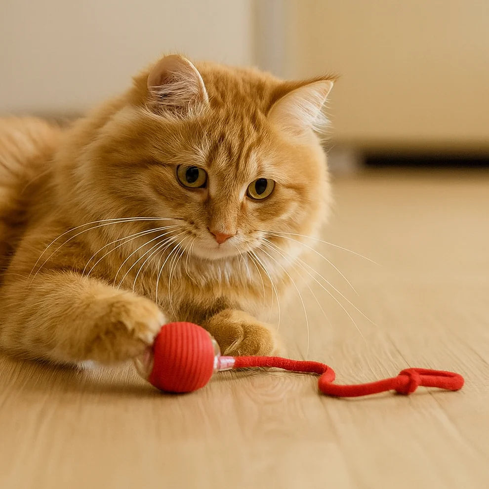 Pawsible Smart Pet Chase Ball With Tail For Cats