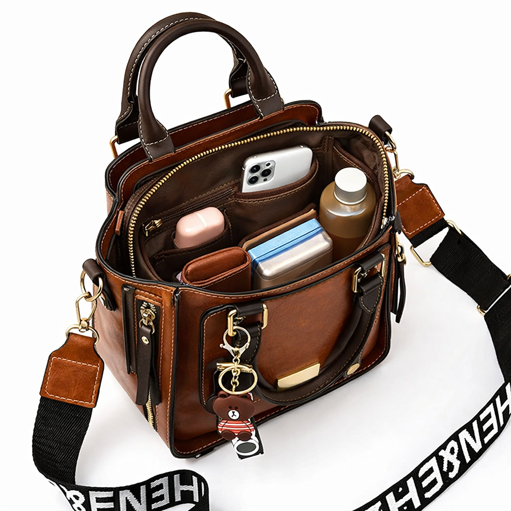 Retro Style Shoulder/Crossbody Bag