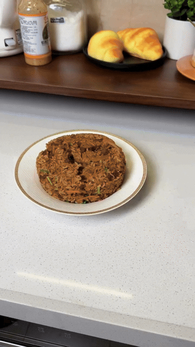 Foldable Microwave Splatter Cover with Dual Water Steamer