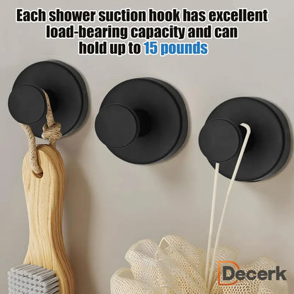 Decerk 2 PCS Suction Cup Hooks
