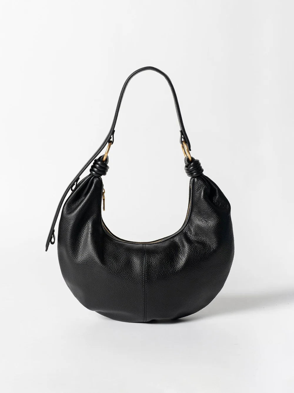 Dumpling Handbag (Pebbled Leather)