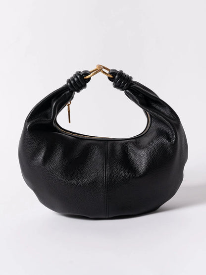 Dumpling Handbag (Pebbled Leather)