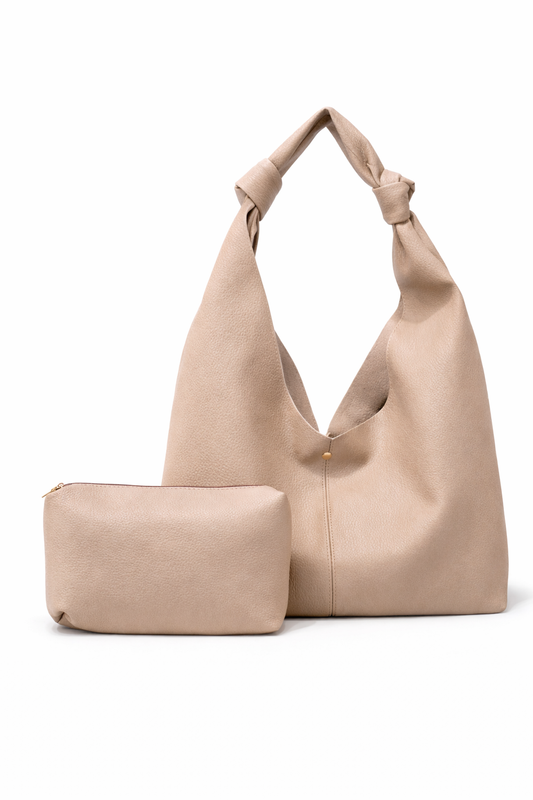 Love Knot Slouchy Bag Bag with Classic Pouch